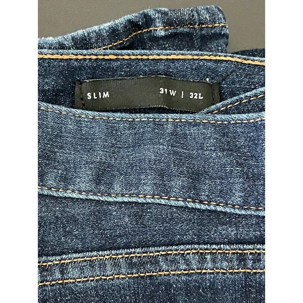 Banana Republic RMD Slim Jeans Mens 31x32 Dark Wash Rapid Movement Denim Stretch
